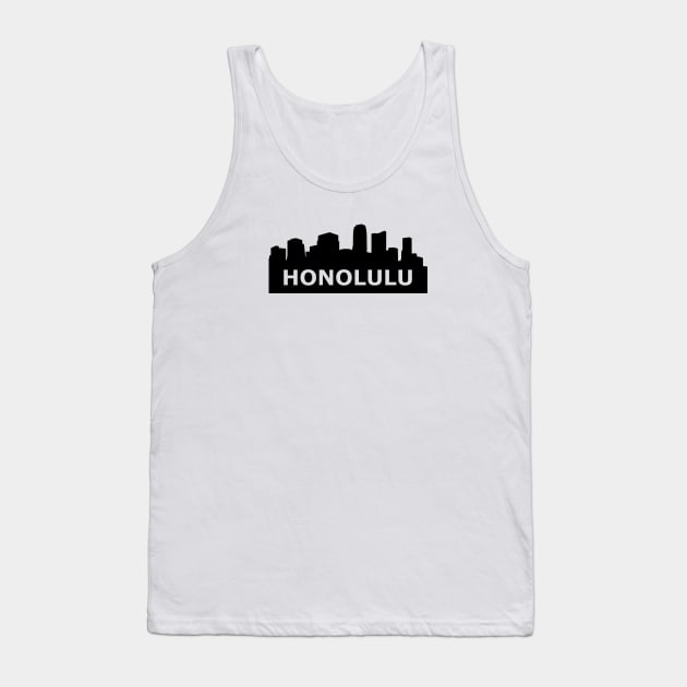 Honolulu Skyline Tank Top by gulden